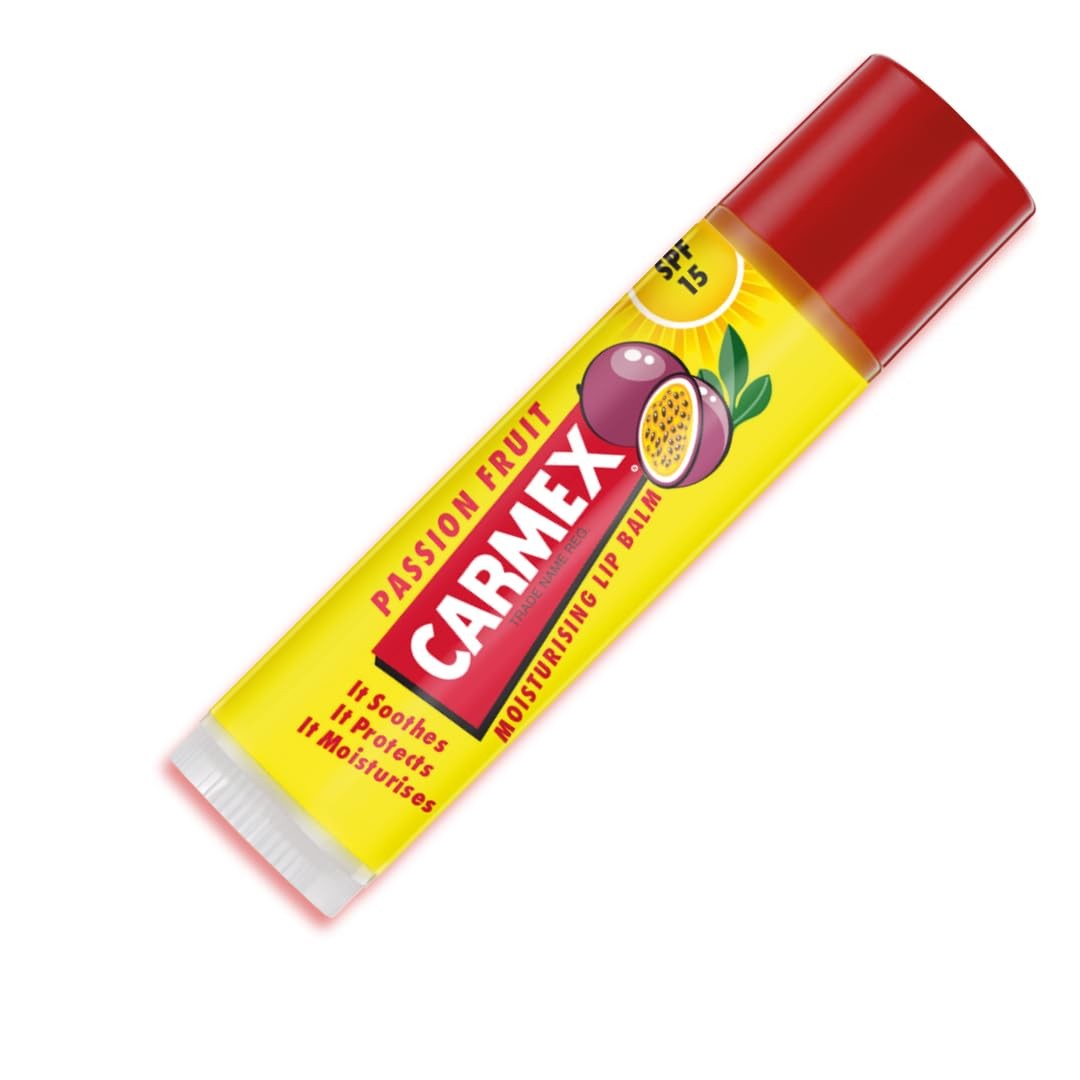 CARMEX Passionfruit Lip Balm Click Stick Moisturising Lip Balm for Soft