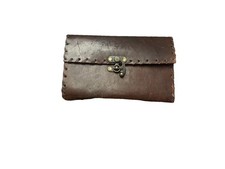 Handmade Leather Bound Journal Blank Pages Vintage Antique Clasp Closure