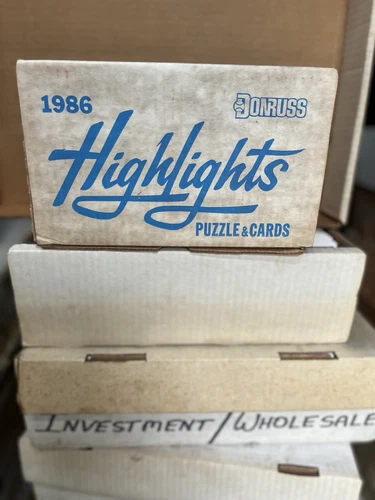1986 Donruss Baseball Rookies Highlights Factory Sealed Jackson RKCase of 15 Set