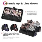 Byootique Makeup Brush Holder Bag Foldable Cosmetic Case ForgetMeNot 2 Pack — photo 3