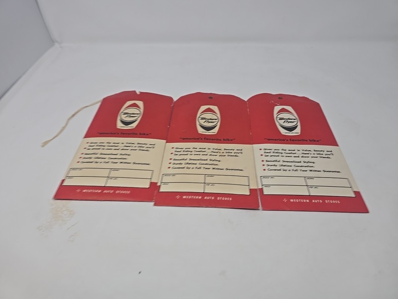Early 1970’s Western Flyer Bicycle Owners Manual  and Safety Western Auto Store