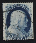 CKStamps: US Stamps Collection Scott#24 1c Franklin Used