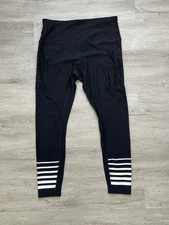 RBX Leggings Black White Large