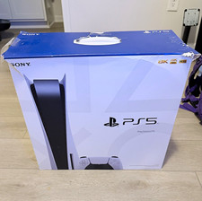 Imagen de Sony PlayStation 5 PS5 Console 825GB 4K HDR White/Black w/ Box Stand Cables