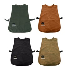 Solid Color Nylon Waterproof Work Apron Vest Type Apron Kitchen Waiter Apron