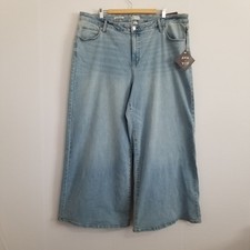NWT Ava  Viv High Rise Wide Leg Jeans Size 24