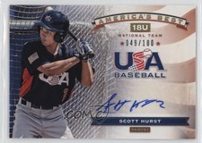 2013 USA Baseball Box Set 18U National Team America's Best Scott Hurst Auto 9b4