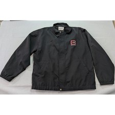 Four Seasons Jacket Mens Large Black Asheville Plant Workwear USA 55200