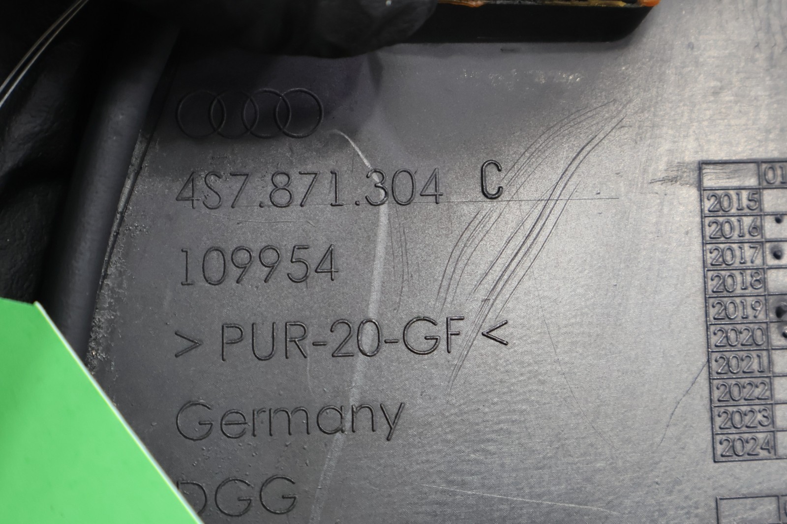 Audi R8 2017-2023 REAR+RIGHT Convertible top P/N 14781