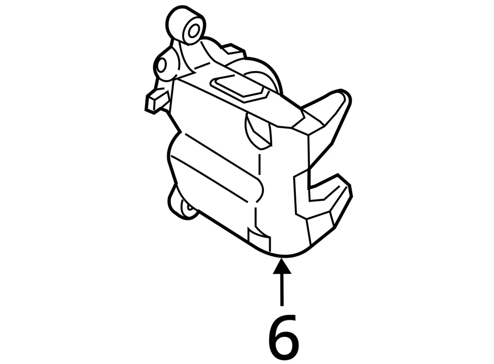 Pinza de pasajero trasera sin freno deportivo compatible con BMW 740i 743451 16-19 Foto 4 de 4