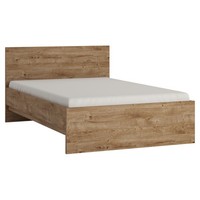 Bett Jugendbett Eiche Jugendzimmer Schlafzimmerbett Bettgestell Hohes Kopfteil
