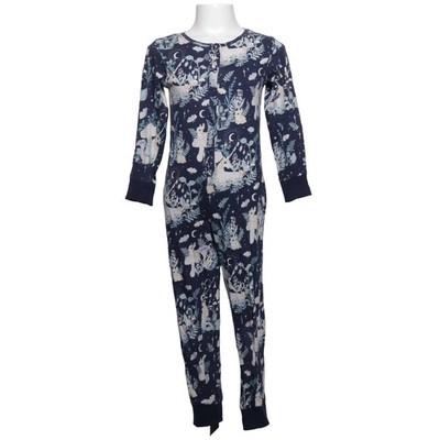 KappAhl, Freizeit Overall, Größe: 110/116, Blau/Mehrfarbig, Baumwolle #aCo