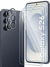 Gorilla Hartglas Displayschutzfolie & Kamera Objektiv Für Samsung S26/S26 +