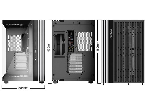 be quiet! Light Base 600 DX Black Steel (SGCC), ABS, Glass ATX Mid Tower Case - Picture 2 of 5