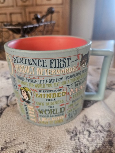 Alice In Wonderland Mug Lewis Carroll The Unemployed Philosophers Guild 2016
