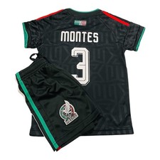 Mexico Soccer Jersey Black  kids ,size available customized any name and number
