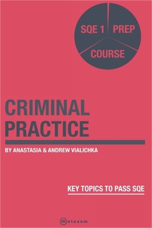 Criminal Practice: SQE 1 Prep Course (Paperback or Softback)