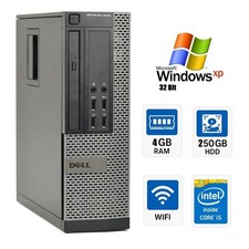 Dell OptiPlex 7010 SFF Desktop Core i5 4GB RAM 250GB HDD Windows XP 32-Bit Wi-Fi