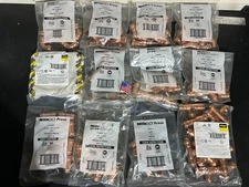 NIBCO VIEGA PROPRESS 1/2" COPPER FITTINGS QTY (120)  NIB *USA+GER*