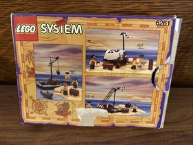LEGO (6261) Pirates System: Raft Raiders 100% w/ Box Instruction Mini Figures