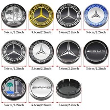 4pcs 56mm 75mm Car Wheel Center Hub Caps Cover Auto Accessories Mercedes Benz Am
