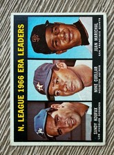 1967 Topps - Sandy Koufax, Juan Marichal, Mike Cuellar #234 VG+