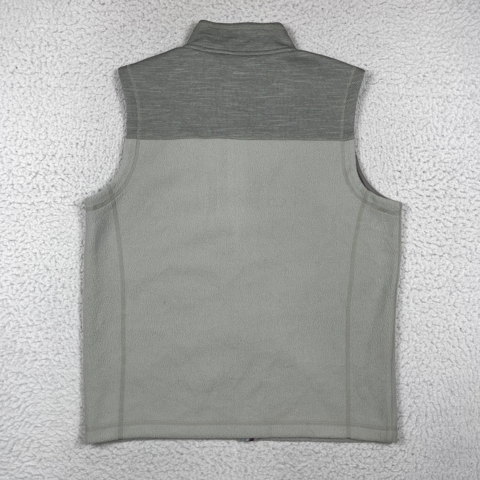 Turtleson Vest Mens L Grey Performance Fleece Full Zip Gorpcore Golf Layering image 2