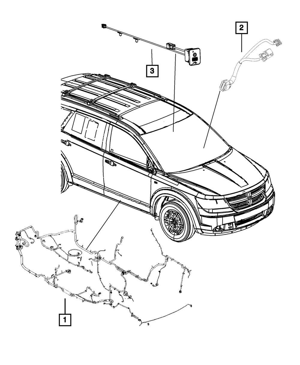 Genuine Mopar Unified Body Wiring 68086028AE