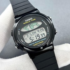 Vintage Casio Digital W-60U World Time Map Chrono-Alarm Japan Men Watch Mod. 893