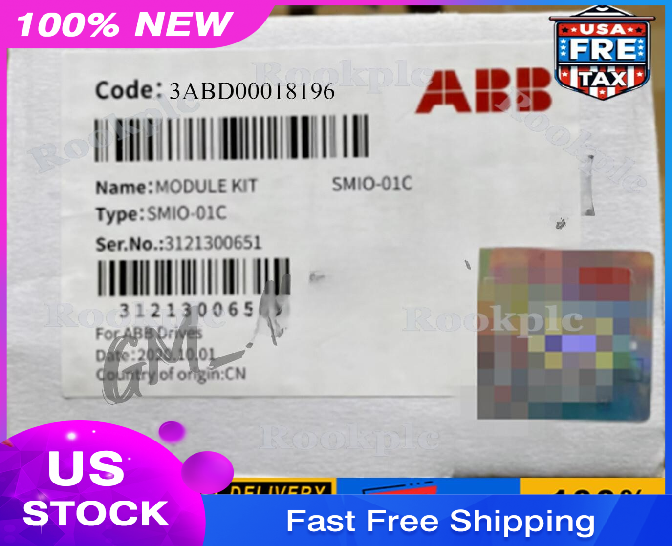SMIO-01C ABB inverter IO CPU ACS550 control board interface board No ...