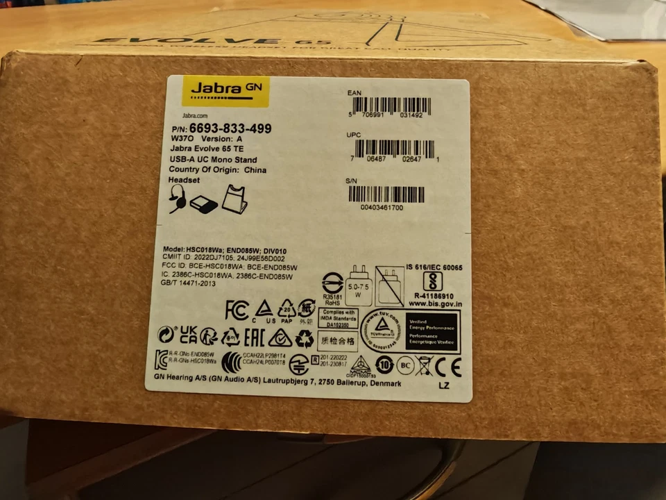 Headset Jabra Evolve 65 MS Mono Microsoft Optimiert Bluetooth Headset  - Bild 3 von 3