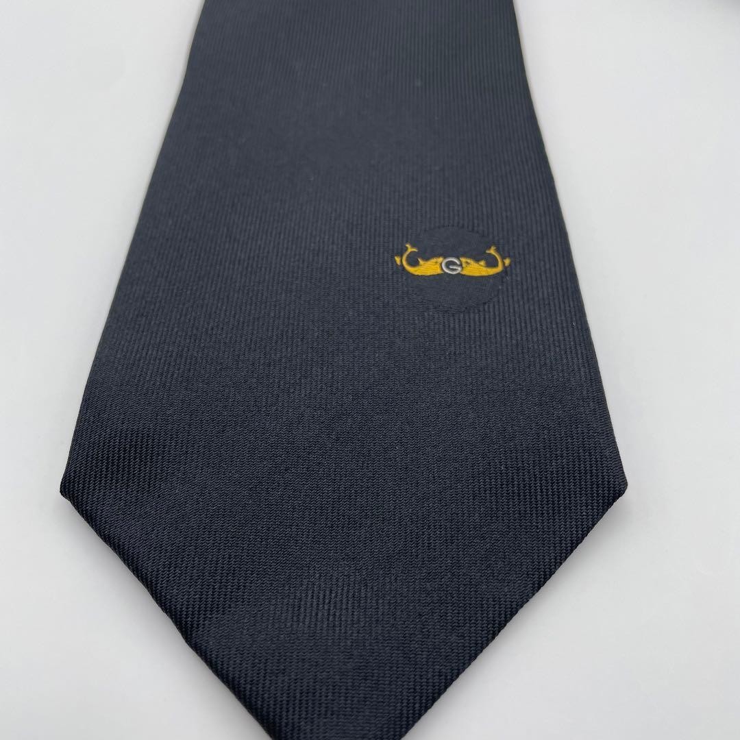 Excellent Used Gucci Solid GG Pattern Tie Men’s E… - image 3