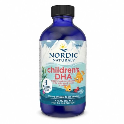 Nordic Naturals Children's DHA Liquid - Omega-3 DHA Oil For Kids, 4 oz.