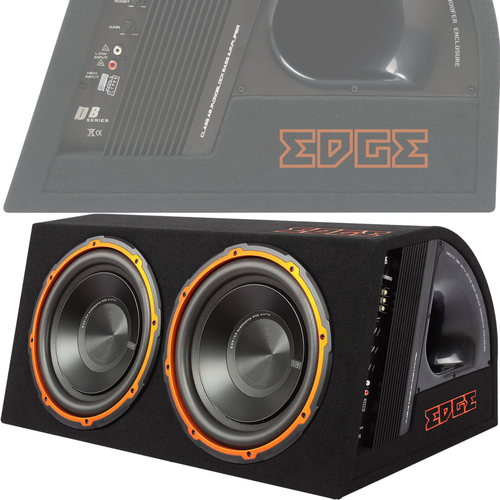 Edge Audio Bass 12" Twin Active Amplified Subwoofer Sub Box Enclosure EDB12TA-E0 - Picture 2 of 6