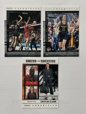 2025 Panini Chronicled Indiana Fever Caitlin Clark Chronicle & Dress For Success