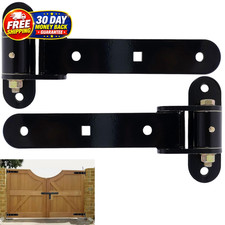 13 Heavy Duty T-Strap Gate Hinges 900 Lbs Capacity,180 or 90 Smooth Open 2P
