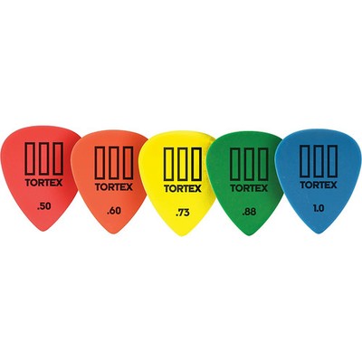 Dunlop Tortex T3 Sharp Tip Guitar Picks 72Pack 1.0 mm