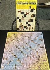 Vintage Springbok Puzzle “The World’s Most Remarkable Crossword Puzzle” 500pc
