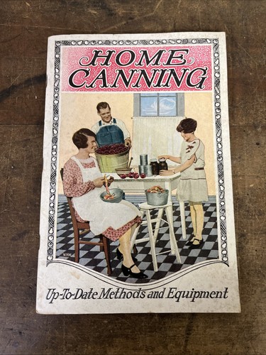 Vintage 1927 Home Canning Cookbook & Instructions By International Harvester Com