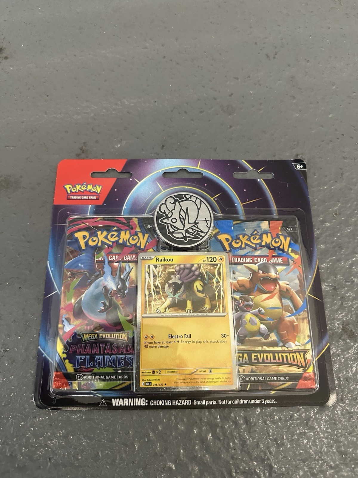 Pokemon TCG 2 Blister Pack With Raikou Promo (3 Tab) Sealed