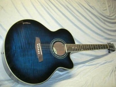NASHVILLE ACOUSTIC BLUEBURST FLAME TOP