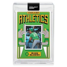 Topps PROJECT 2020 Karte 382 - 1987 Mark McGwire Von Grotesk