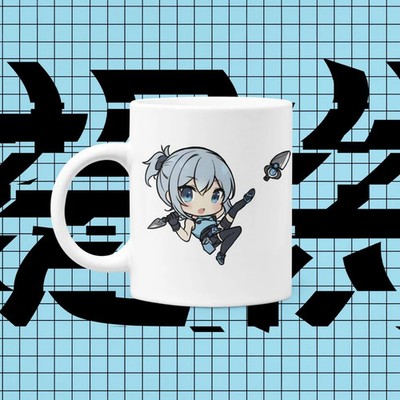 Anime Jett Valorant Cute Gaming Art White Coffee Mug 11-15oz 