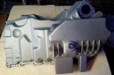 MITZONE Upgrade Aluminum Engine Oil Pan compatible with 2013-2018 BMW 528i 328i