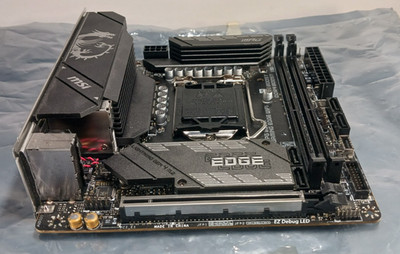 MSI MPG B560I GAMING EDGE WIFI LGA 1200 Intel B560 Mini ITX Intel Motherboard