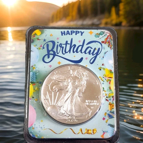 2026 $1 American Silver Eagle 1 oz Brilliant Uncirculated FOR THAT SPECIAL BDAY!