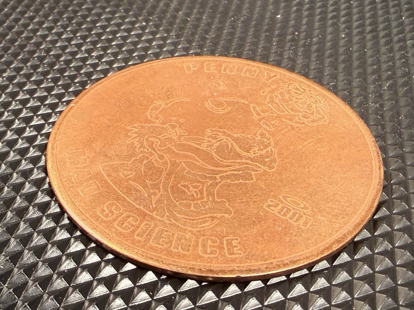 Vintage Oakley Penny Coin X Metal Mad Scientist - Cop… - Gem