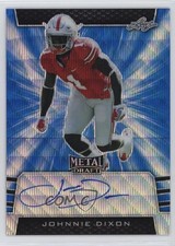 2019 Leaf Metal Draft Blue Wave 12/20 Johnnie Dixon #BA-JD1 Auto 07ra