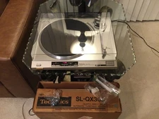 TECHNICS SL-QX300 TURNTABLE, NOS Time Capsule, AT Cart, Orig Box, Watch Video!