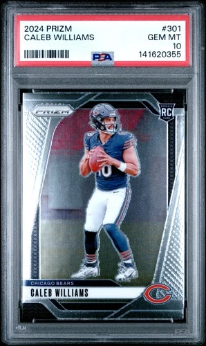 2024 PANINI PRIZM #301 CALEB WILLIAMS PSA 10